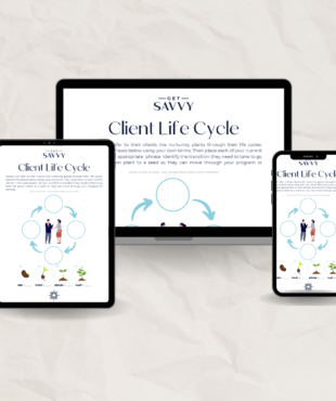 Get Savvy Worksheet | Client Lifecycle | Be Bold Small Business Solutions