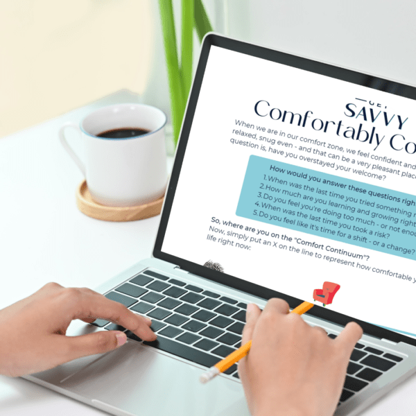 Get Savvy Worksheet | Comfortably Confident | Be Bold Small Business Solutions