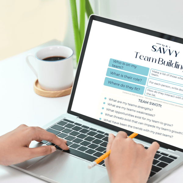 Get Savvy Worksheet | Team Building | Be Bold Small Business Solutions