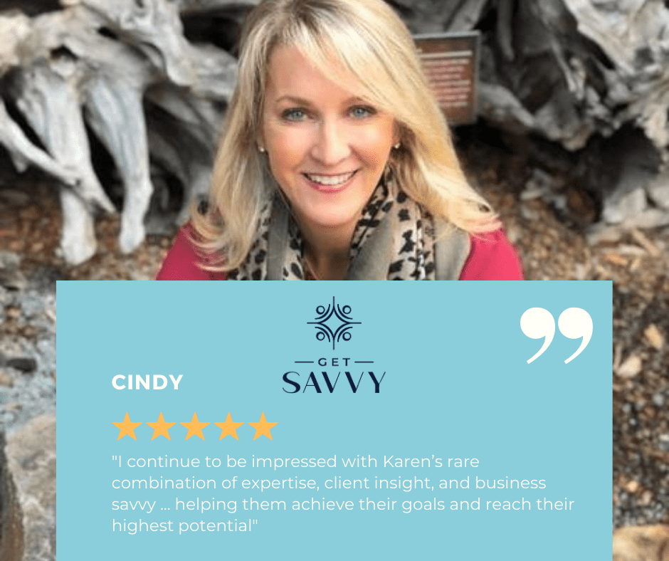 Get Savvy Testimonial | Strategy Session Cindi A | Be Bold Get Savvy Small Business Solutions