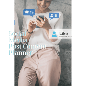 GetSavvy Social Media Post Planner Worksheet