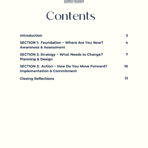 Get Savvy Pro Tools | Be Bold Get Savvy Small Business Solutions | Women's Business Resource Community | Strategic Collaboration Workbook