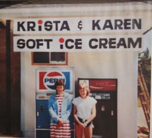 Krista and Karen's Soft Ice Cream stand